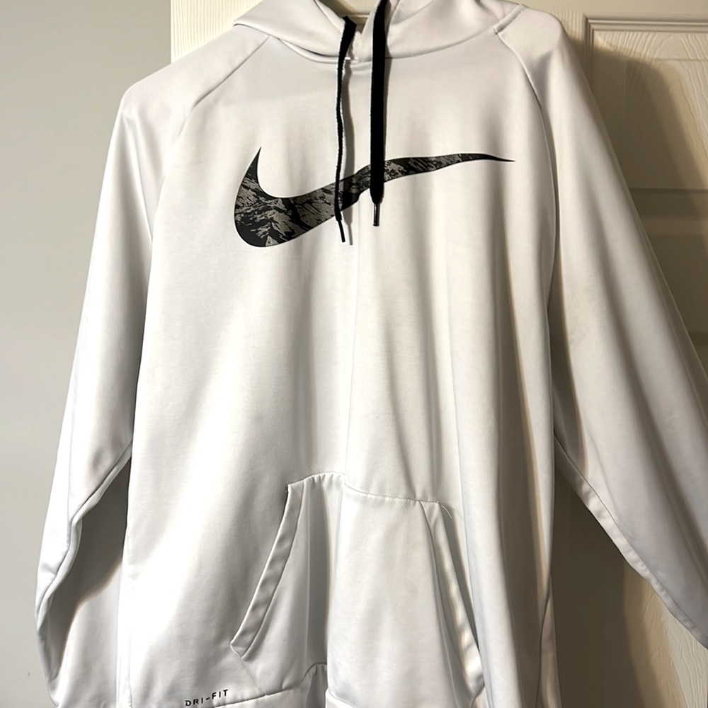 white mens nike hoodie